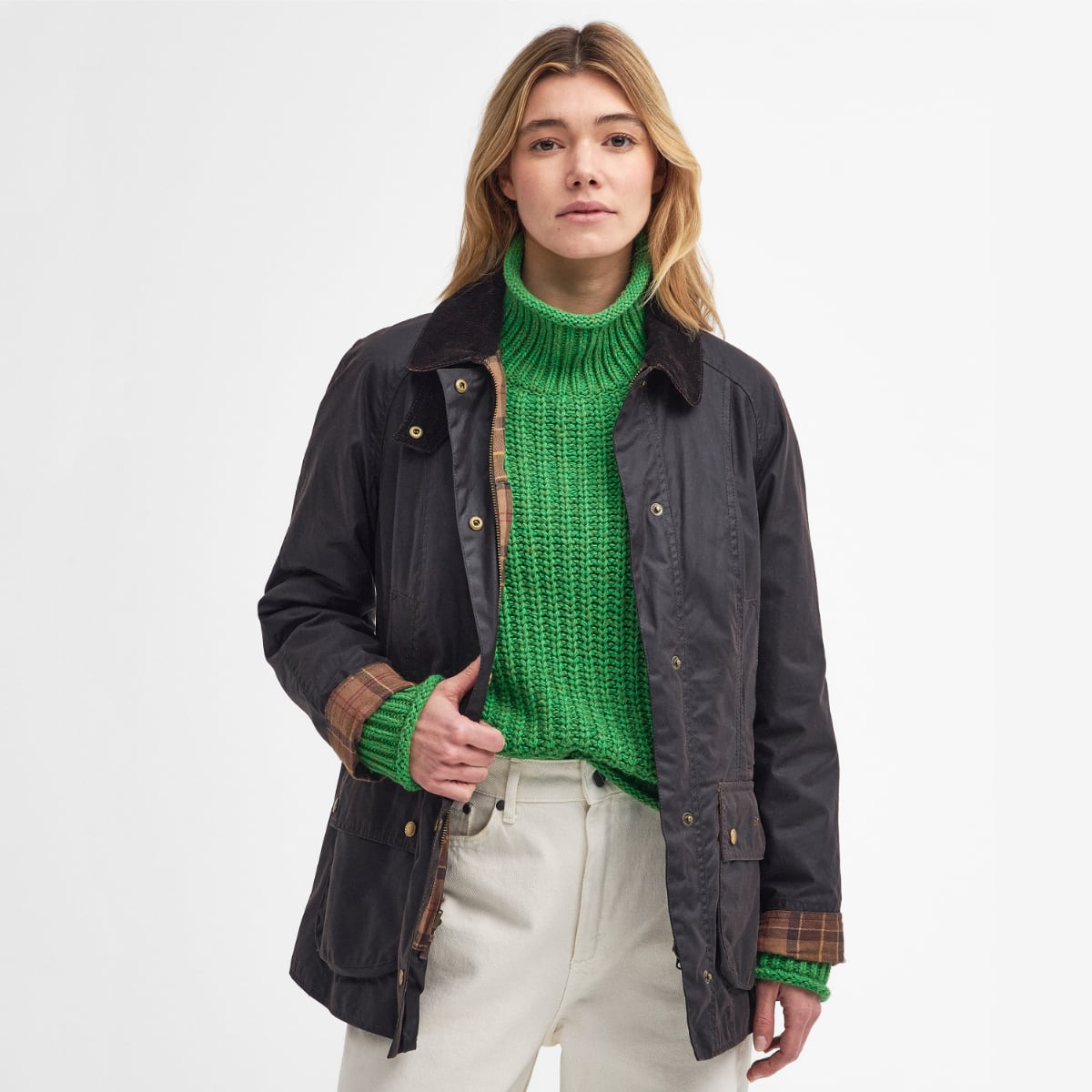 Barbour Beadnell Women s Waxed Jacket Rustic