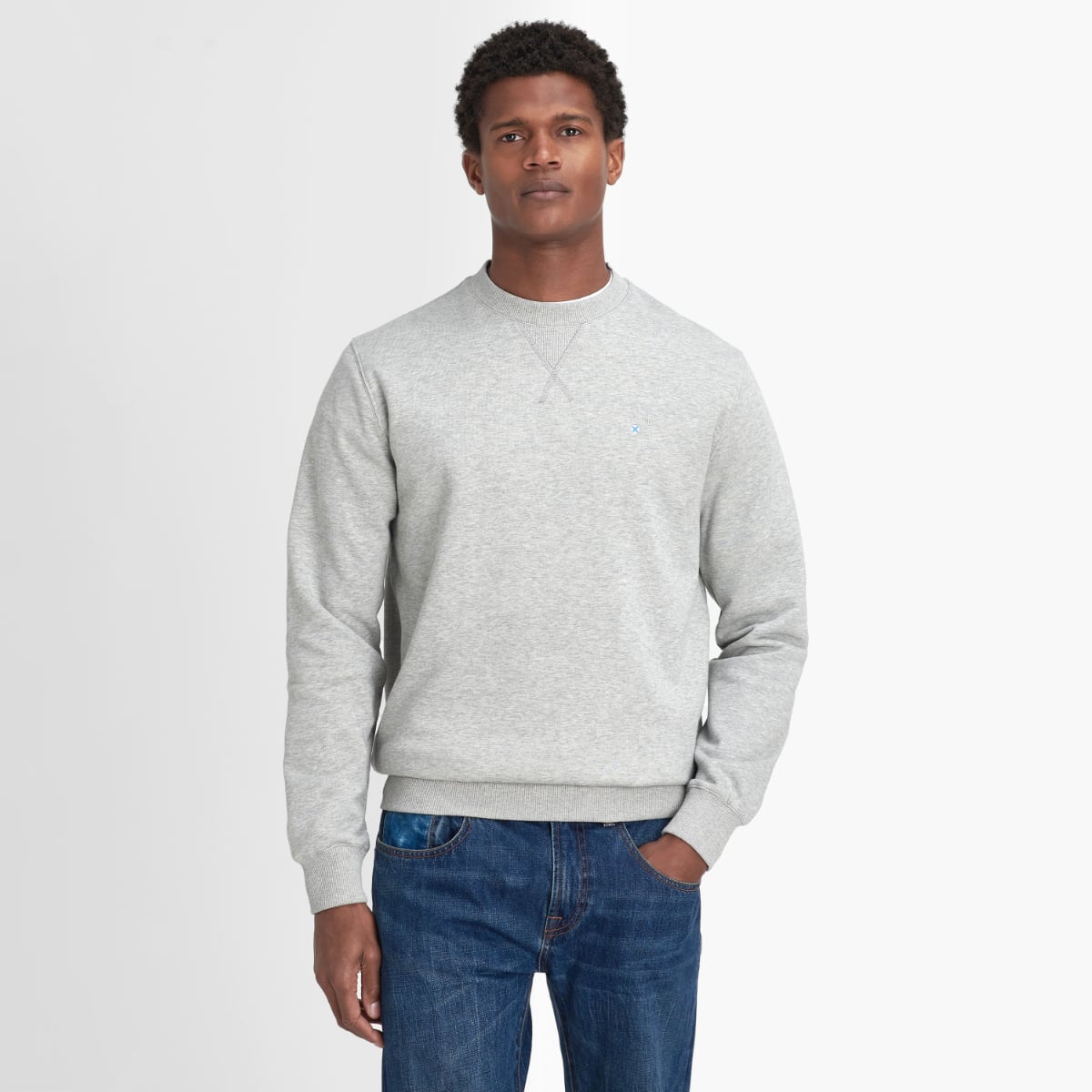 Mens sweatshirt grey on sale