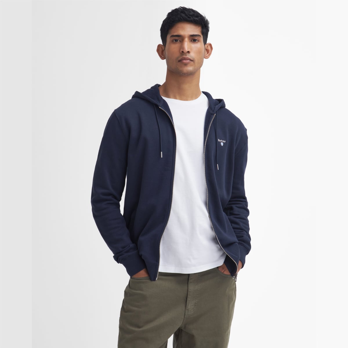 Barbour Beckhill Hoodie Men s Sweatshirt Navy