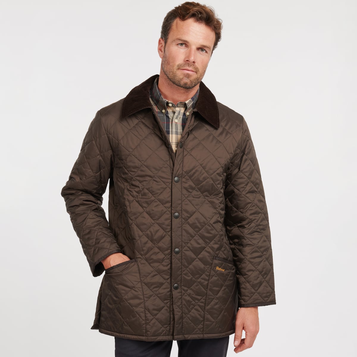 Mens quilted fall on sale jacket