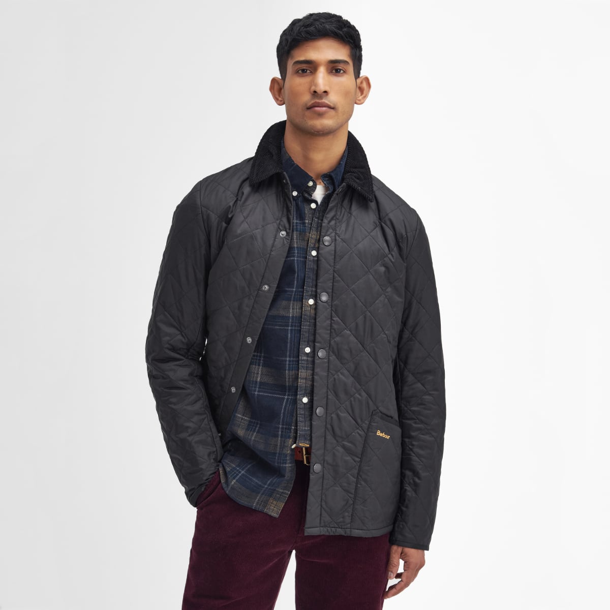 Barbour heritage liddesdale quilted jacket in fashion black