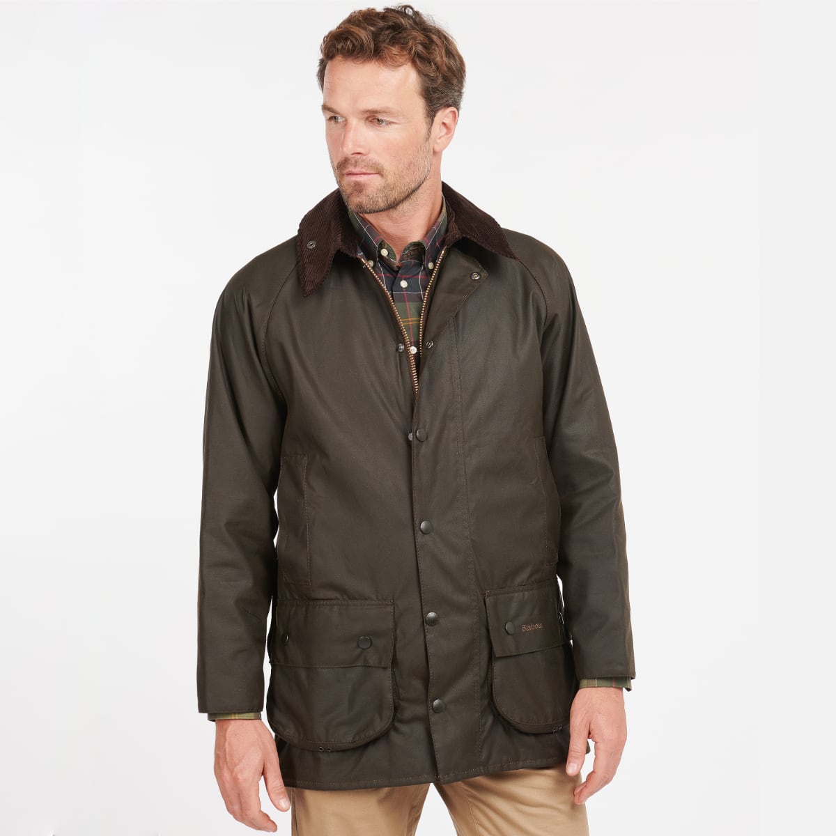 Barbour Classic Beaufort Men s Waxed Jacket Olive