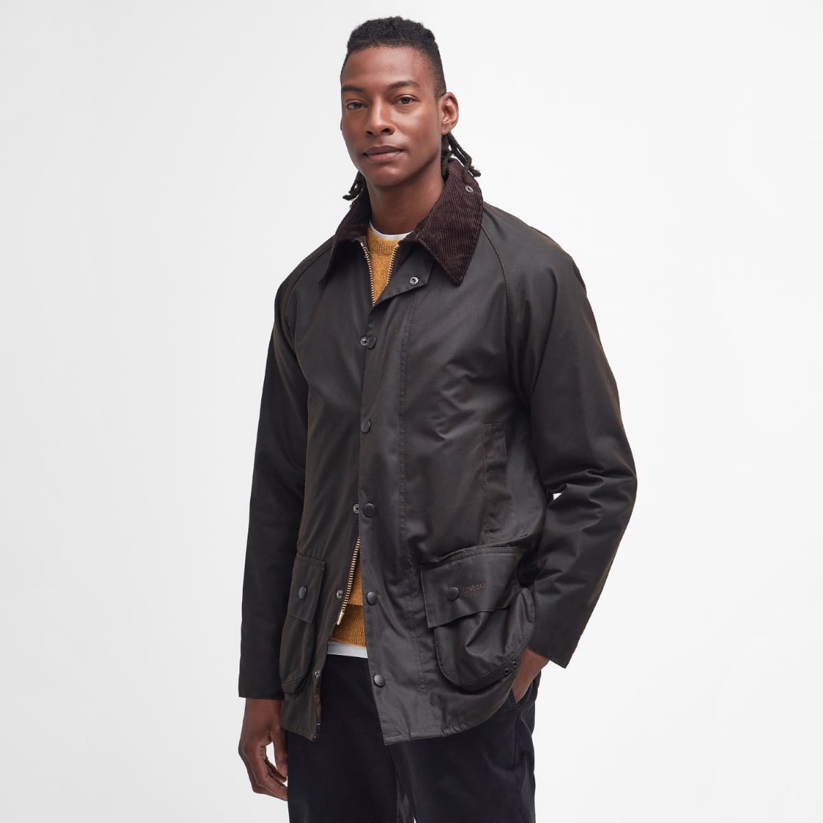 Barbour waxed mens jacket on sale