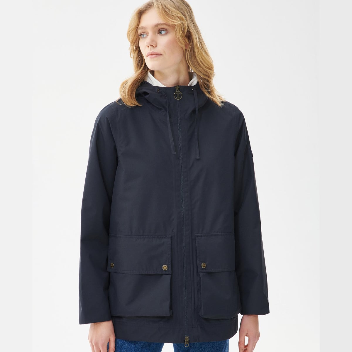 Barbour waterproof cheap jacket womens navy