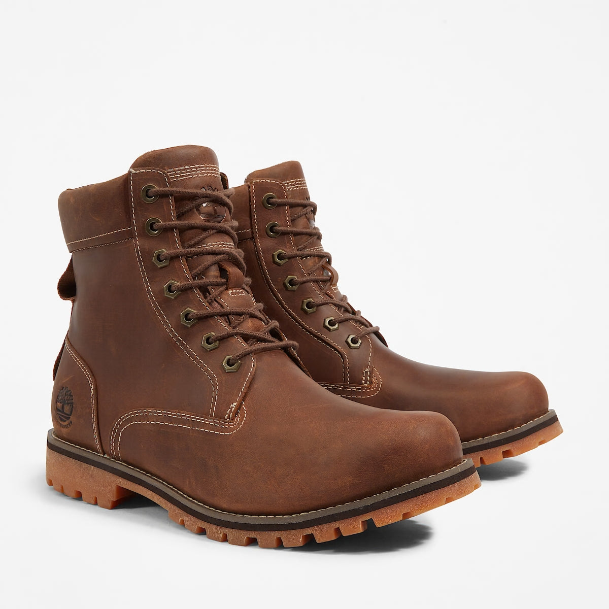 Mens timberland boots rust on sale