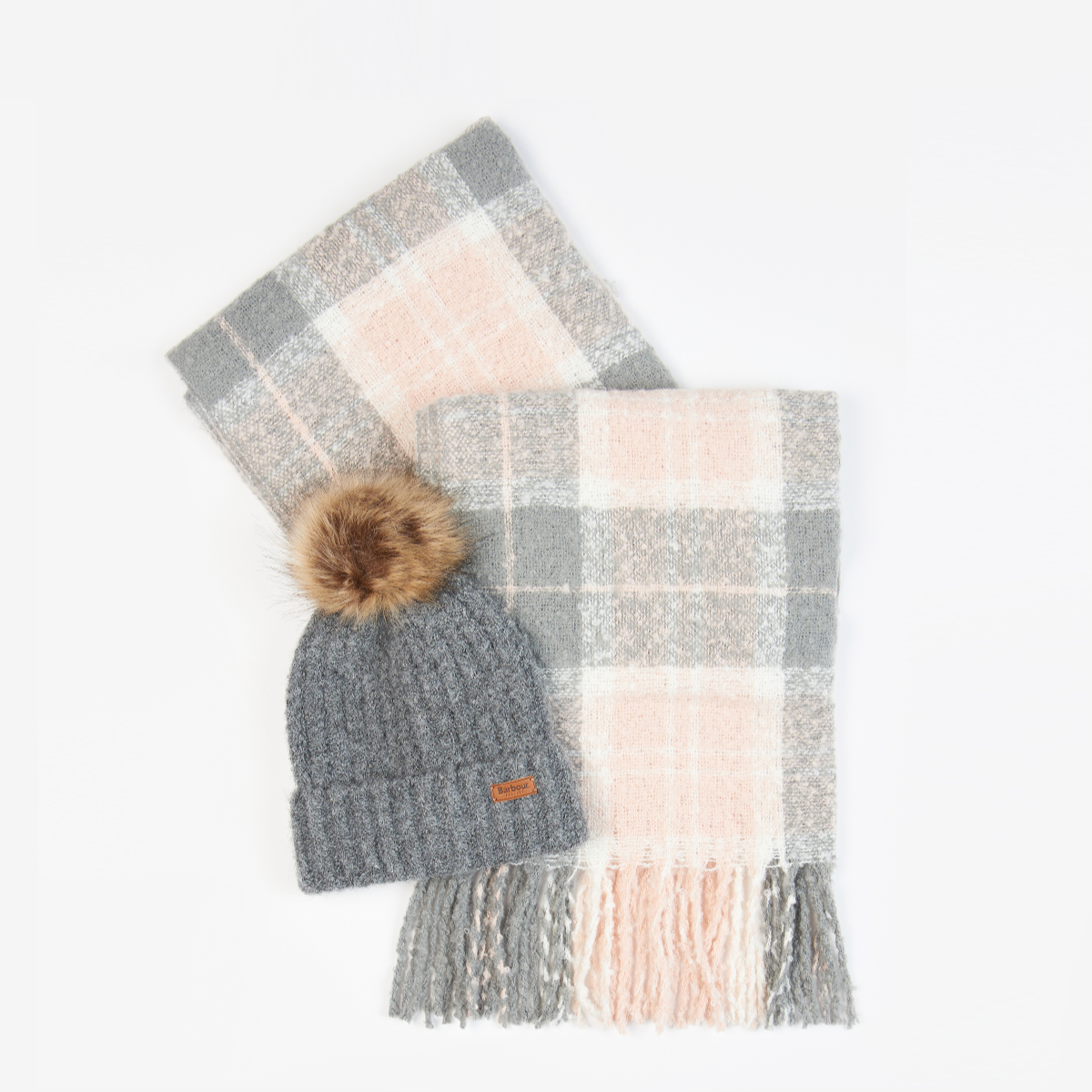 Mens hat and scarf best sale set barbour