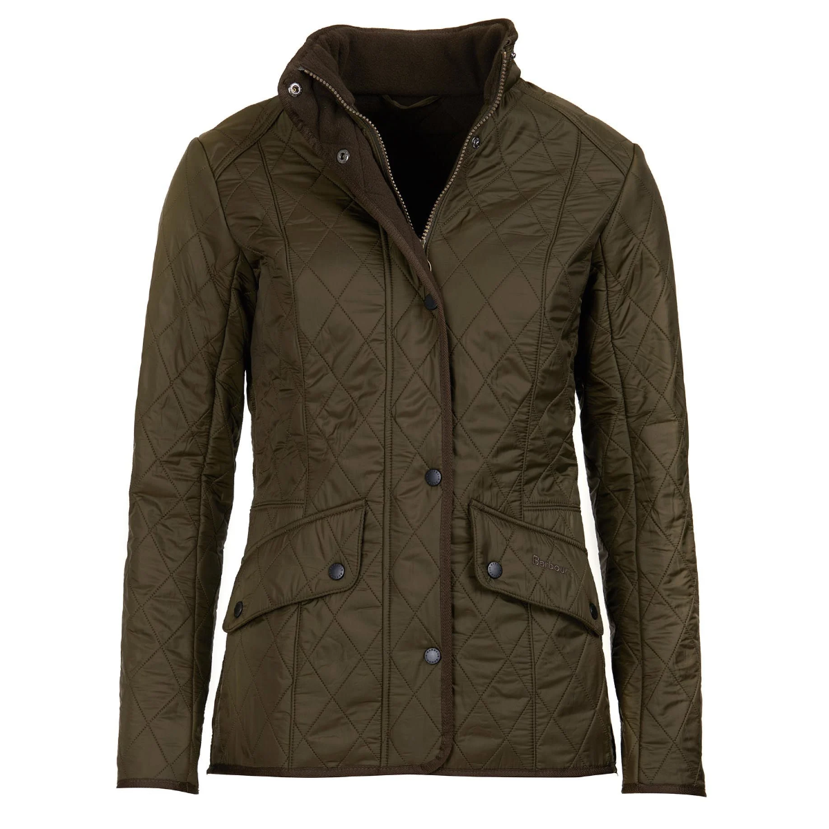 Barbour Cavalry Polarquilt Women s Quilted Jacket Dark Olive