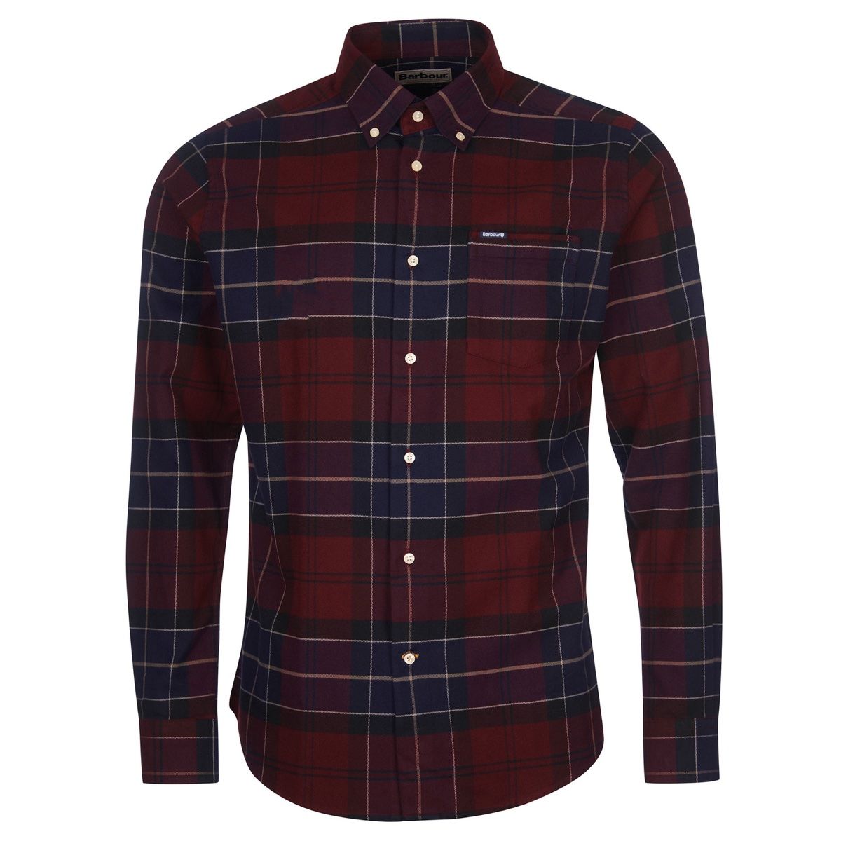 Mens barbour check deals shirt