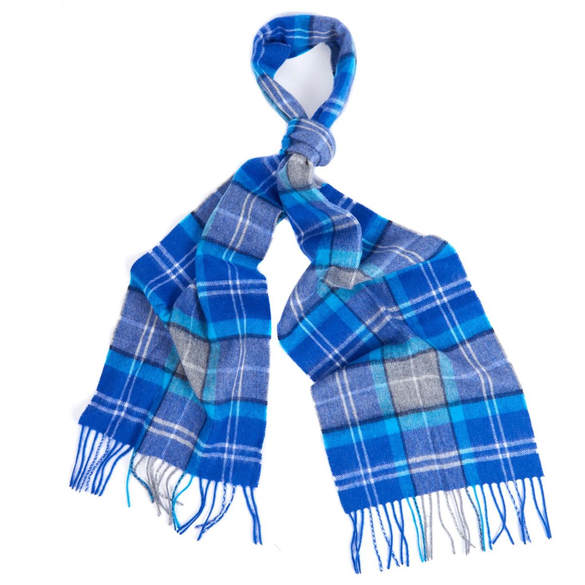 Blue tartan scarf store womens