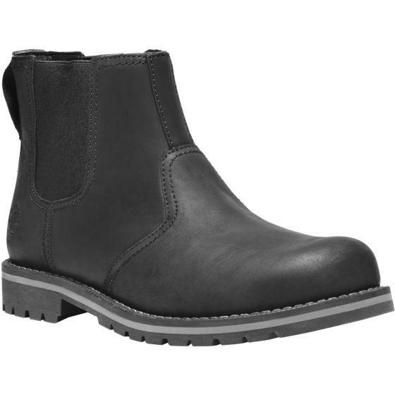 Timberland Larchmont Chelsea Men's Boots | Black Full Grain (Model TB  0A2NHW015)