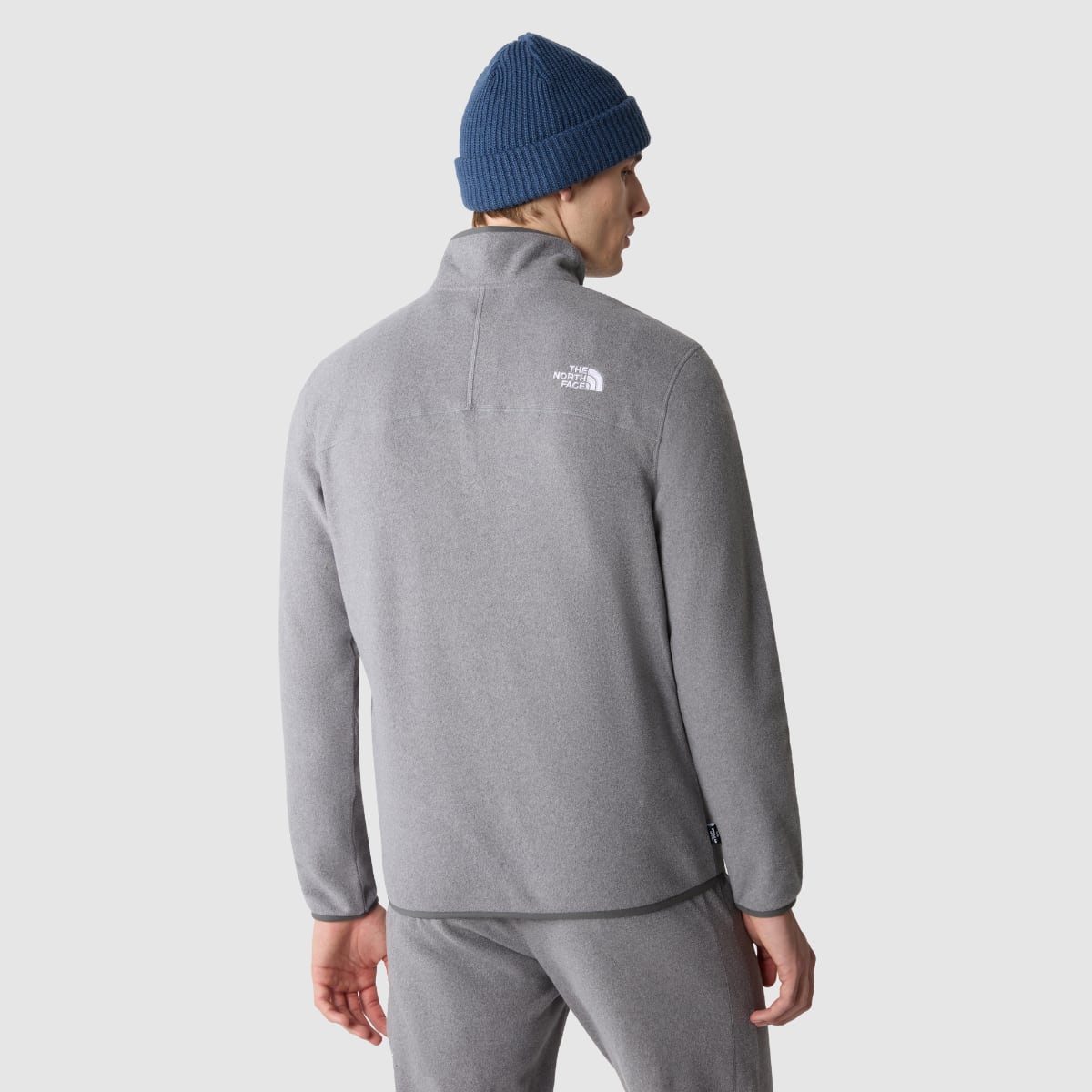 The North Face 100 Glacier 1/4 Zip Fleece Men's Top | TNF Medium Grey Heather (SS24)