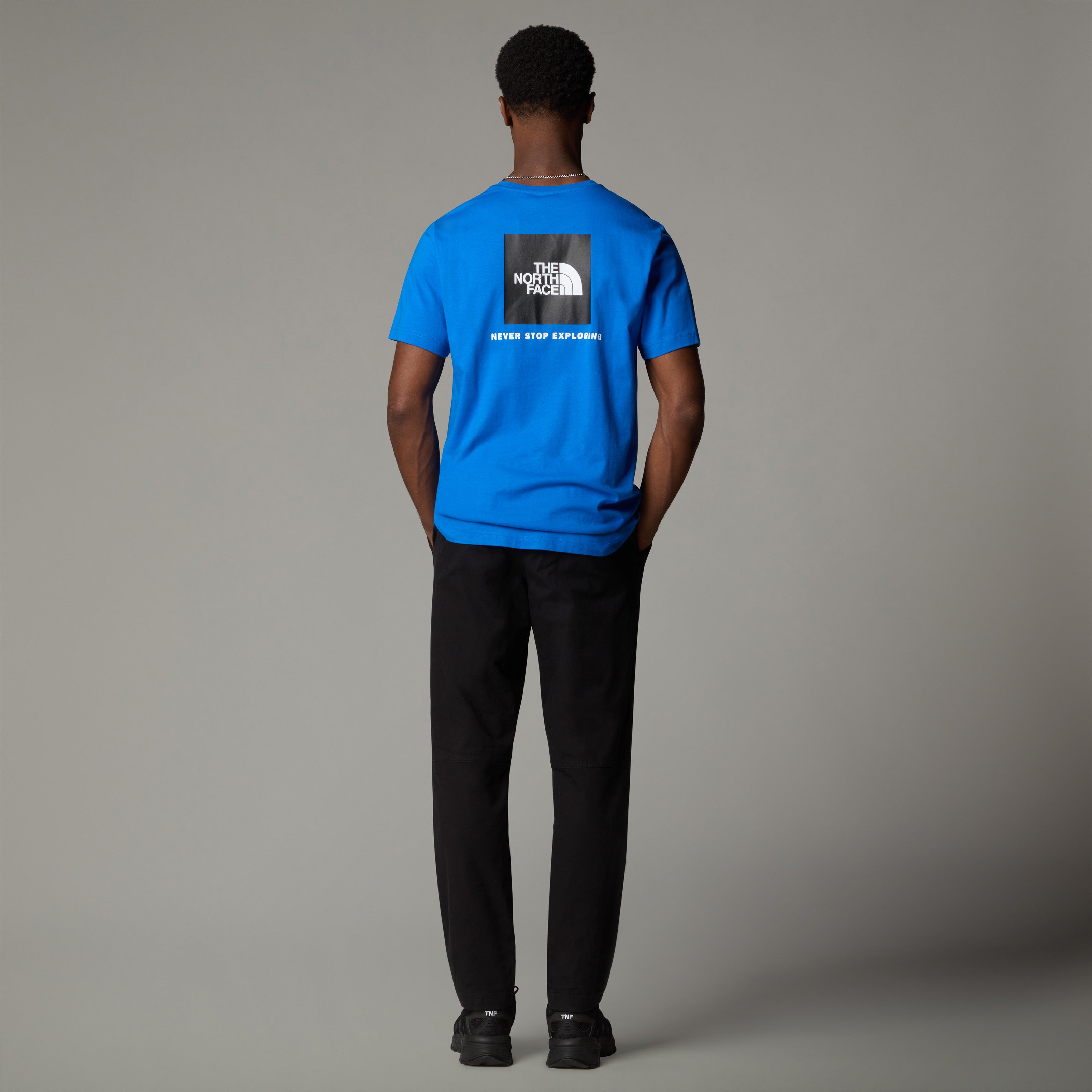 The North Face Redbox Men's T-Shirt | Hero Blue-TNF Black