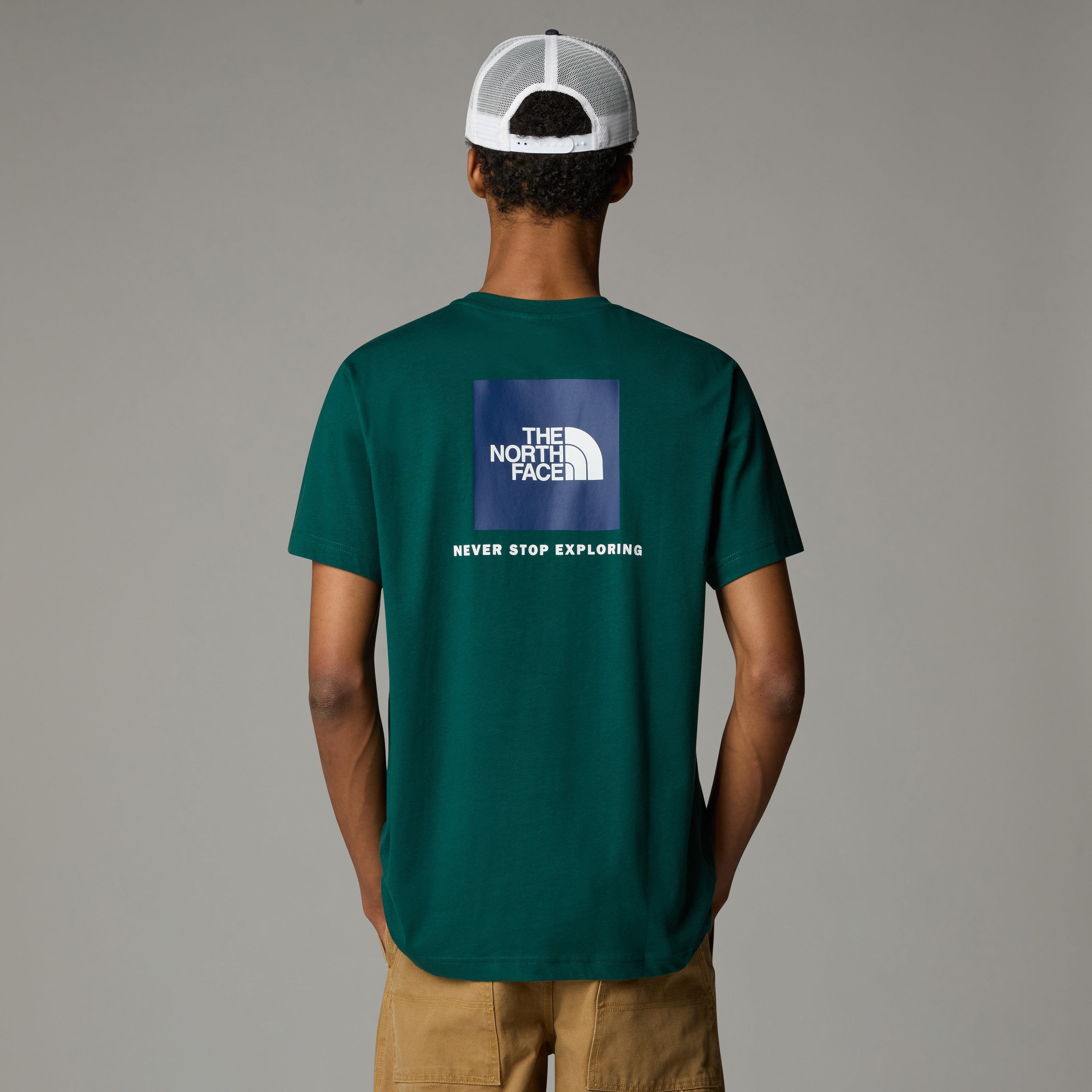 The North Face Redbox Men's T-Shirt | Deep Nori-Estate Blue