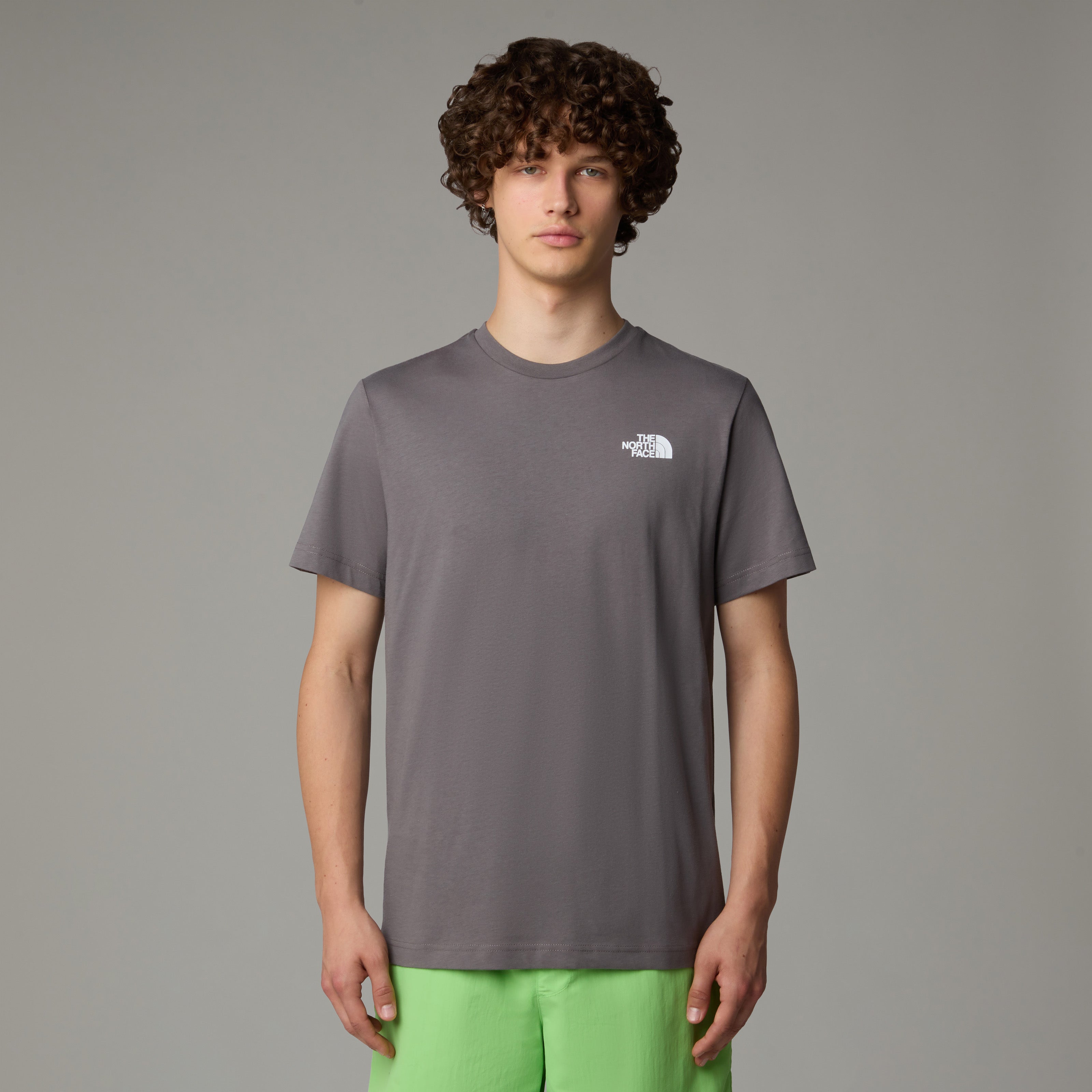 The North Face Redbox Men's T-Shirt | Smoked Pearl-Hero Blue