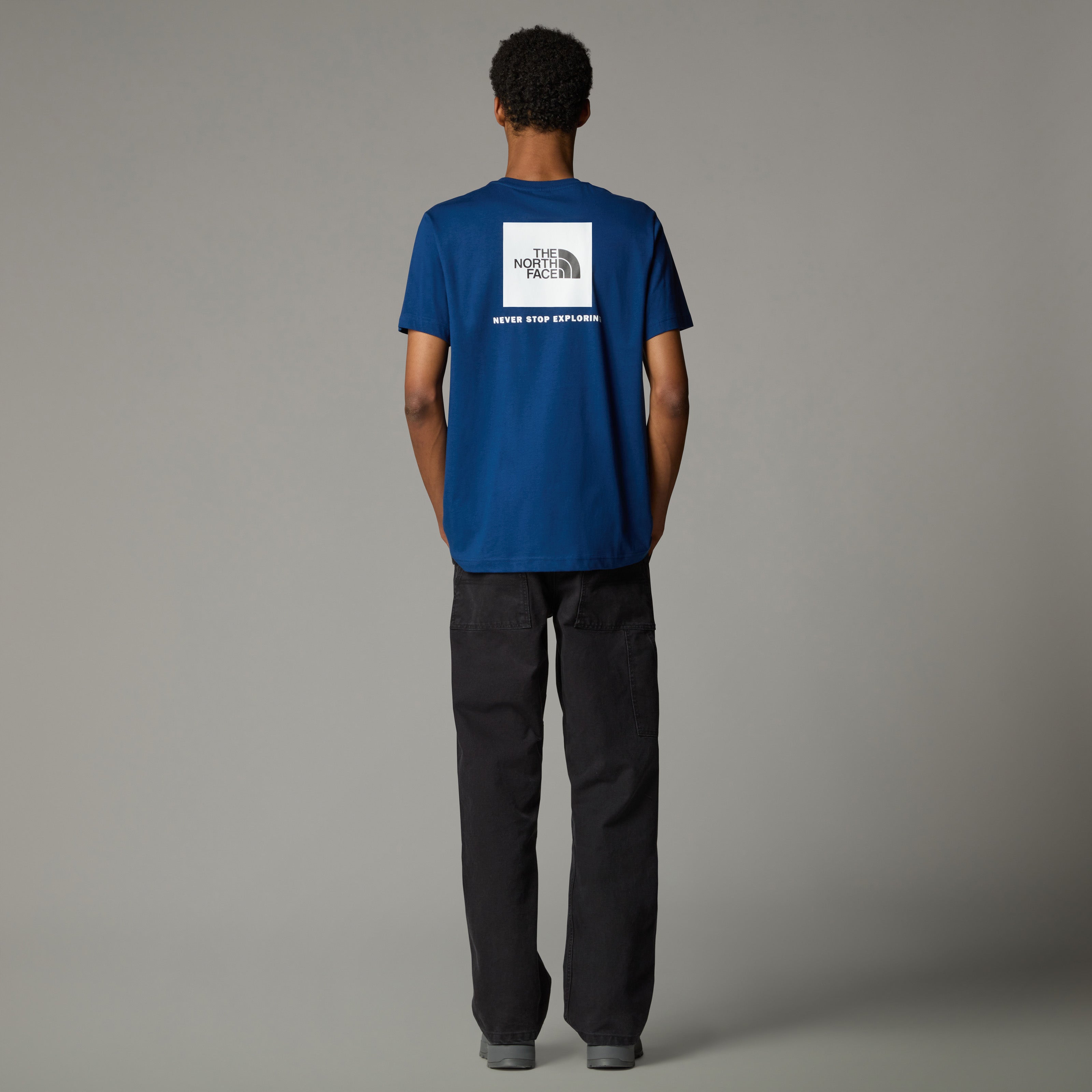 The North Face Redbox Men's T-Shirt | Estate Blue-TNF White