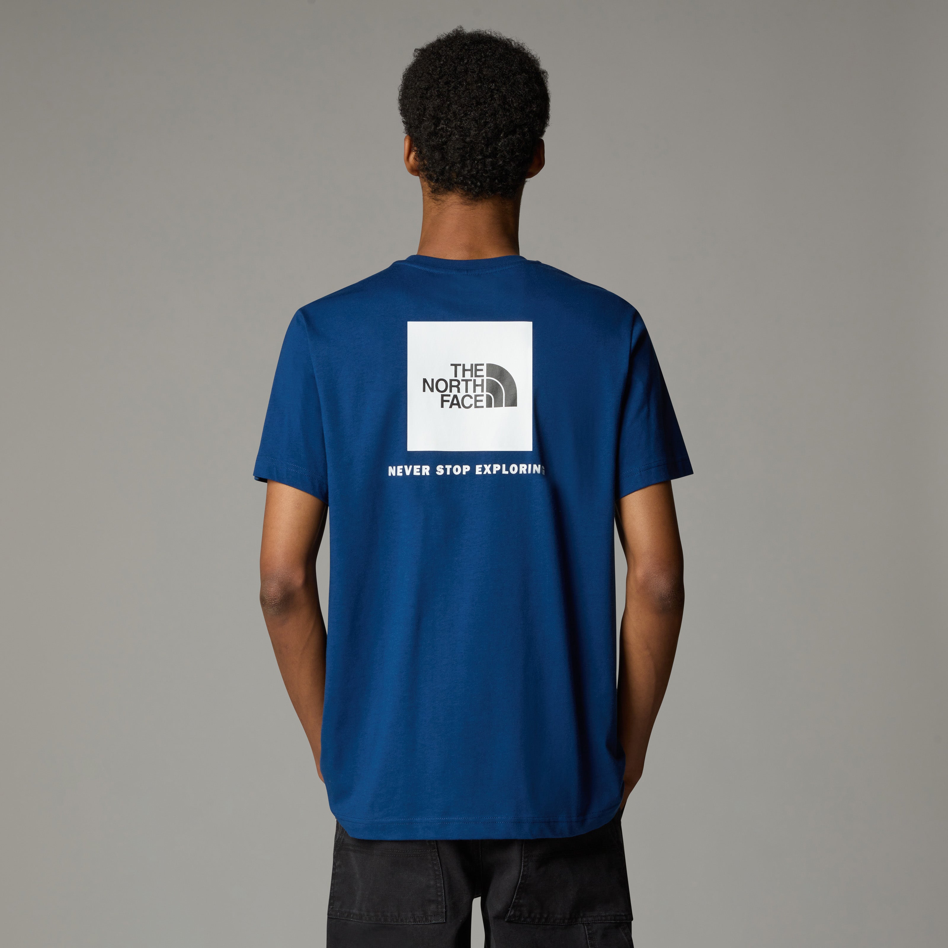 The North Face Redbox Men's T-Shirt | Estate Blue-TNF White