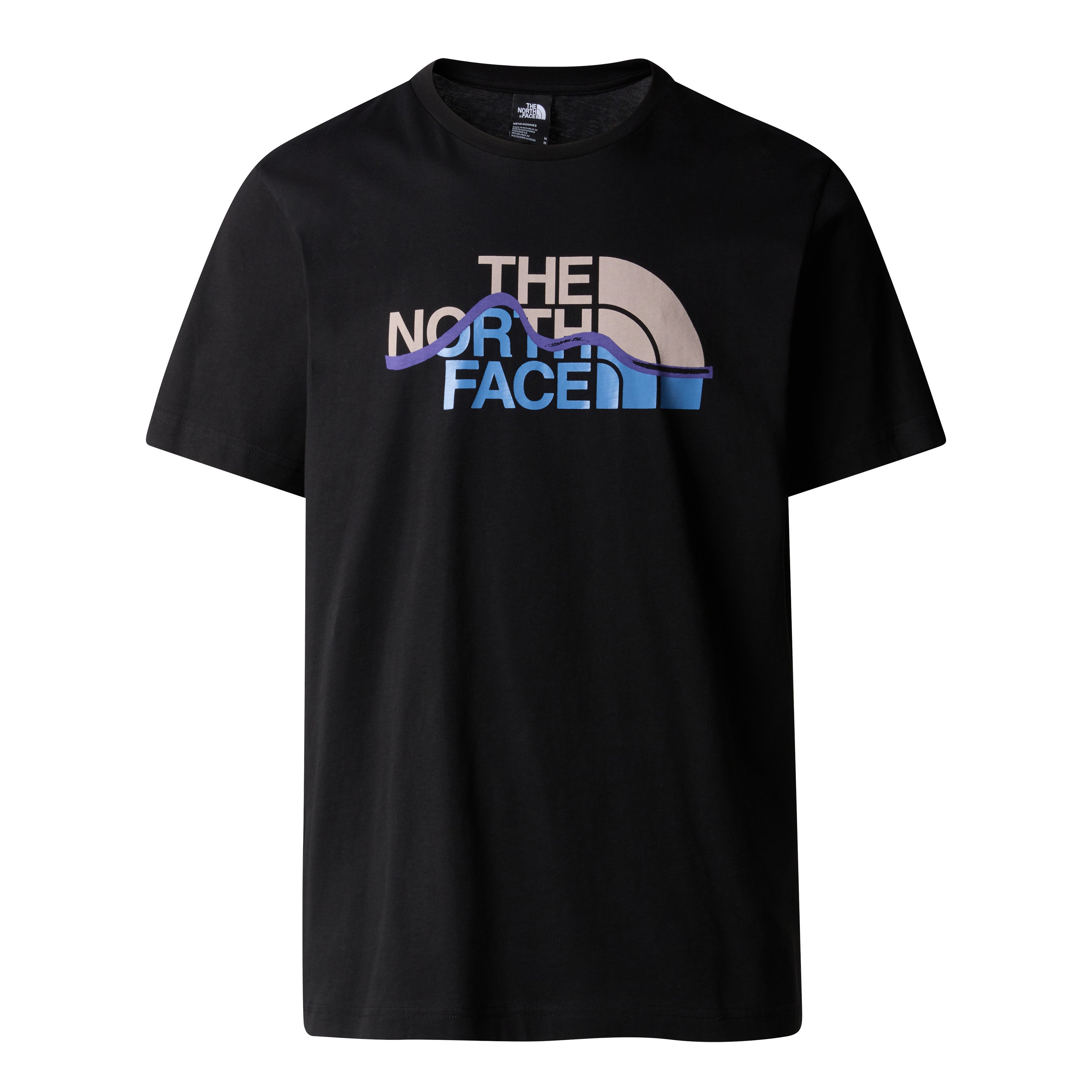 The North Face Mountain Line Men's T-Shirt | TNF Black