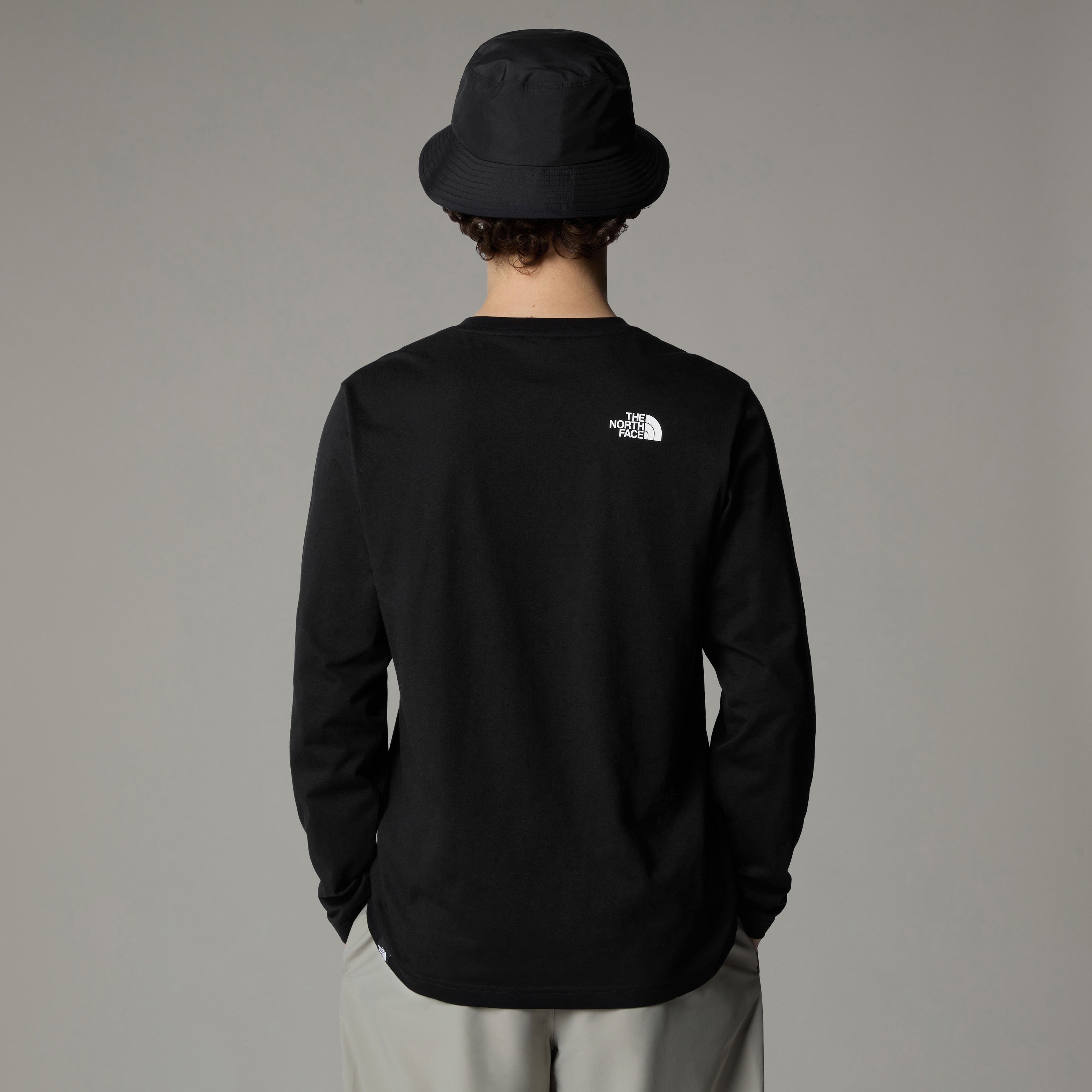 The North Face Simple Dome LONG SLEEVE Men's T-Shirt | TNF Black