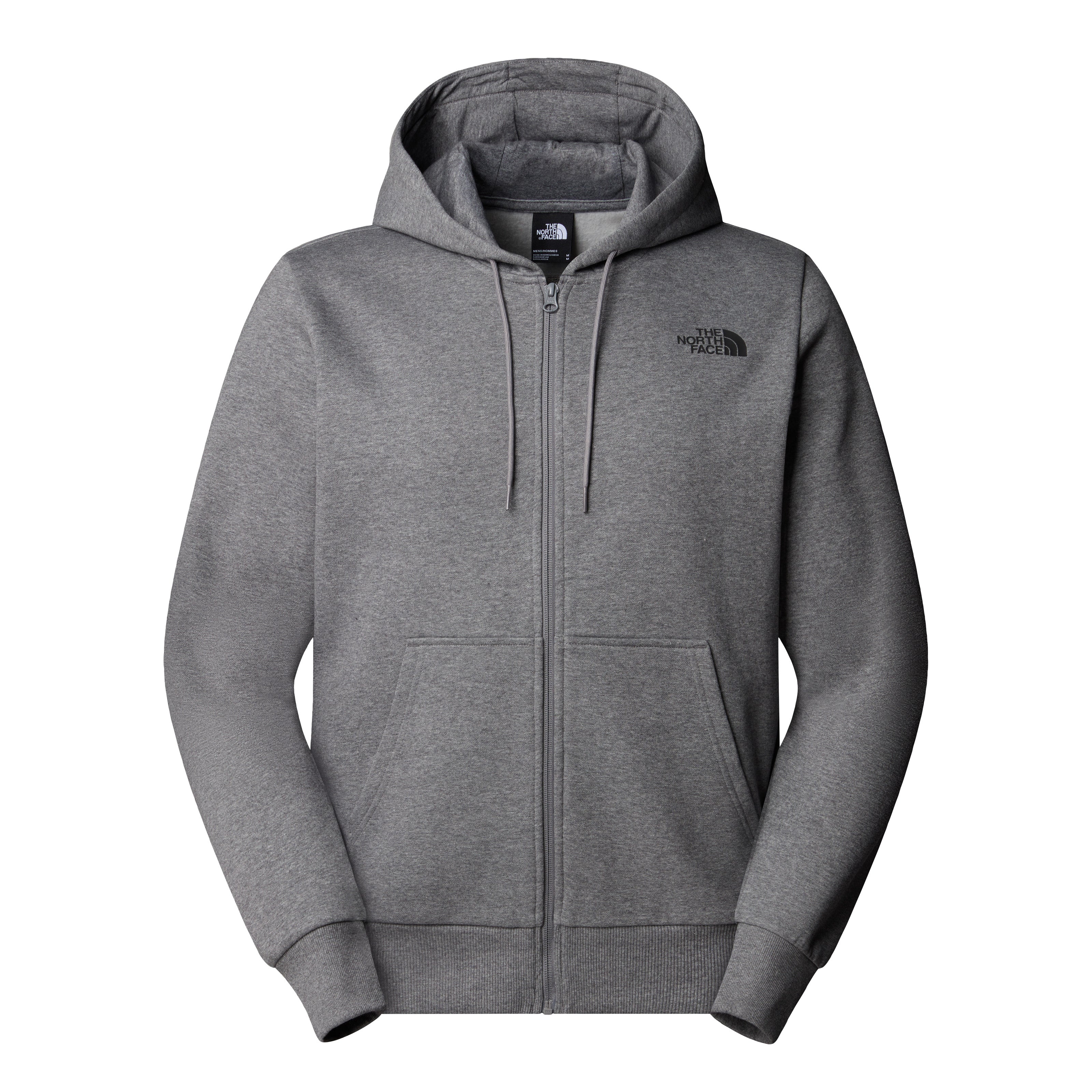 The North Face Simple Dome Full Zip Men's Hoodie | TNF Medium Grey Heather