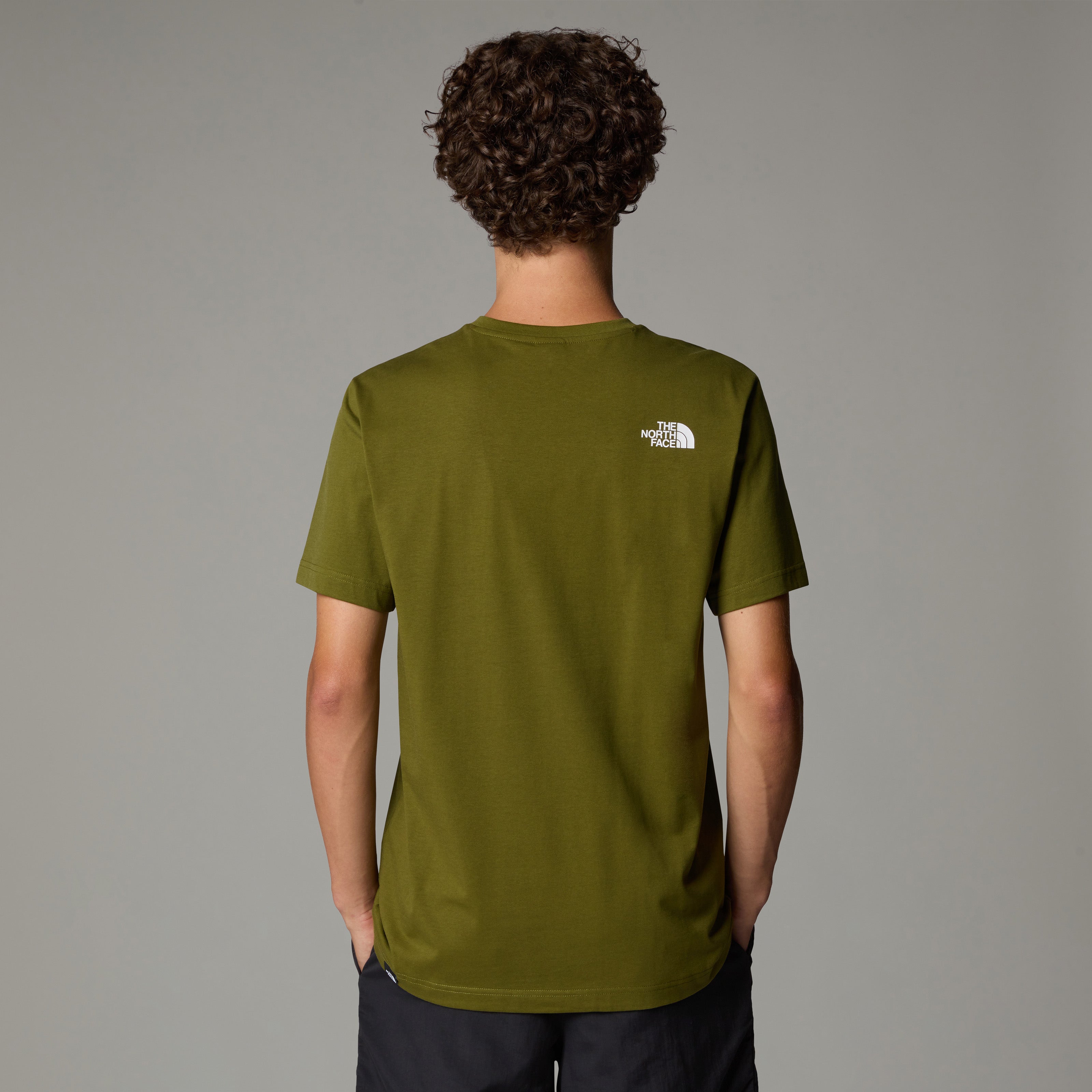 The North Face Easy Men's T-Shirt | Forest Olive-TNF White