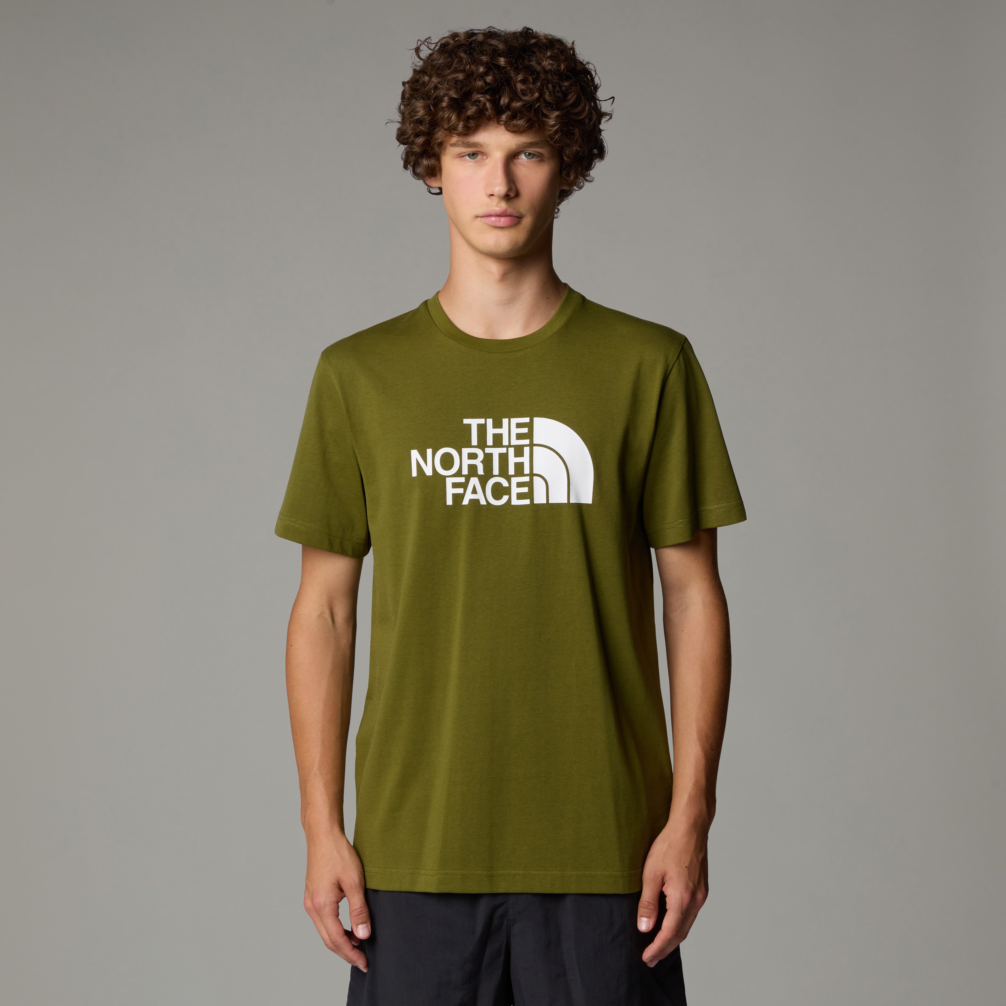 The North Face Easy Men's T-Shirt | Forest Olive-TNF White