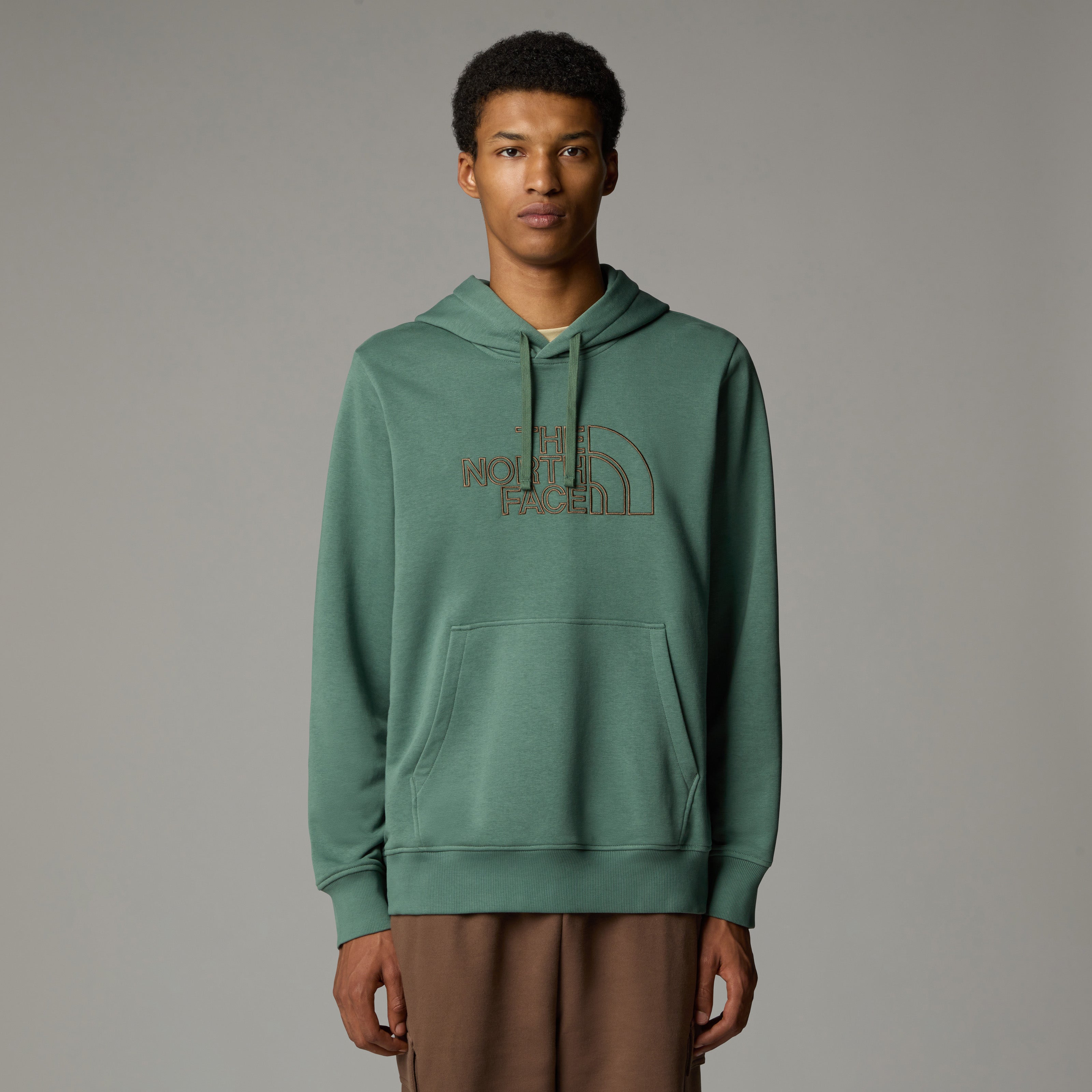 The North Face Light Drew Peak Men's Hoodie | Duck Green-Latte