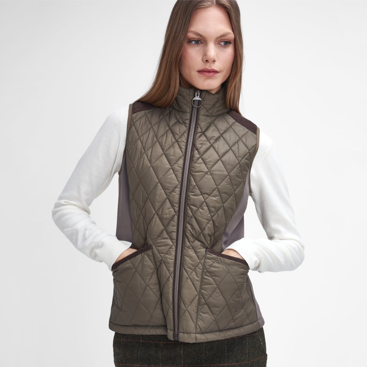 Barbour Highfield Women's Quilted Gilet | Winter Moss