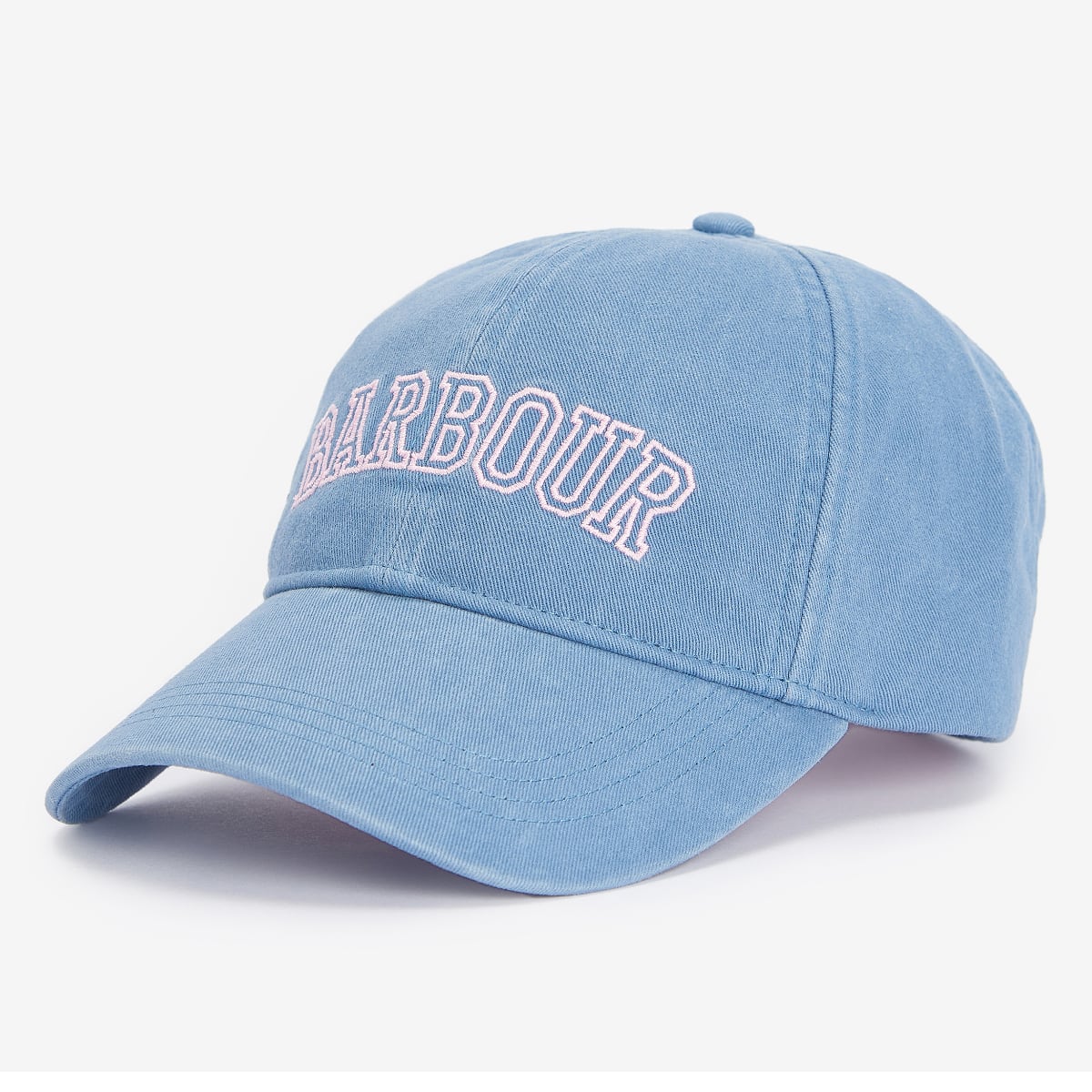 Barbour Emily Sports Cap | Chambray (Shell Pink Logo)