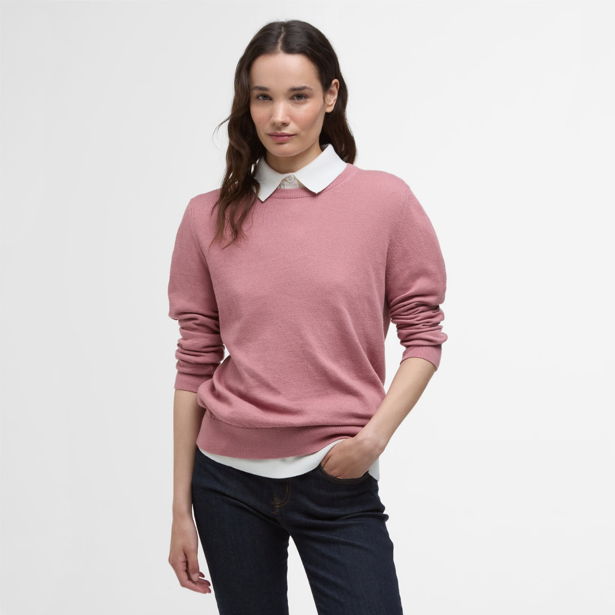 Barbour Thistlewood Women's Knit | Tea Rose