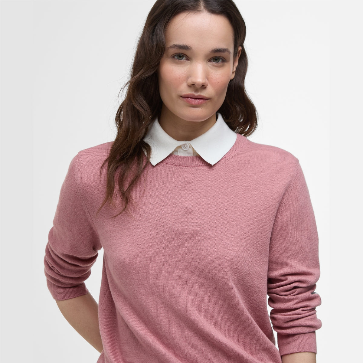 Barbour Thistlewood Women's Knit | Tea Rose