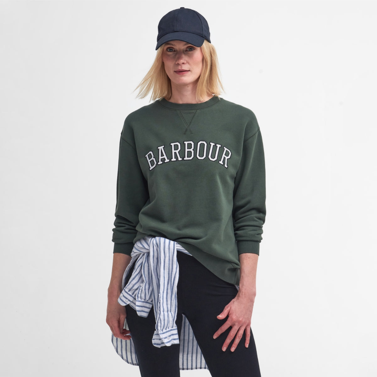 Barbour Northumberland Sweatshirt Women's | Olive