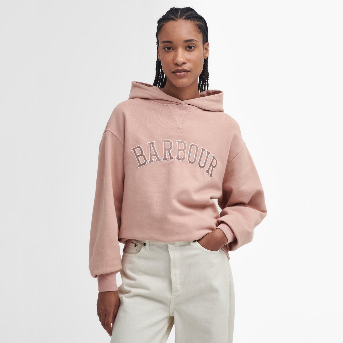 Barbour Northumberland Hoodie Women's | Mahogany Rose