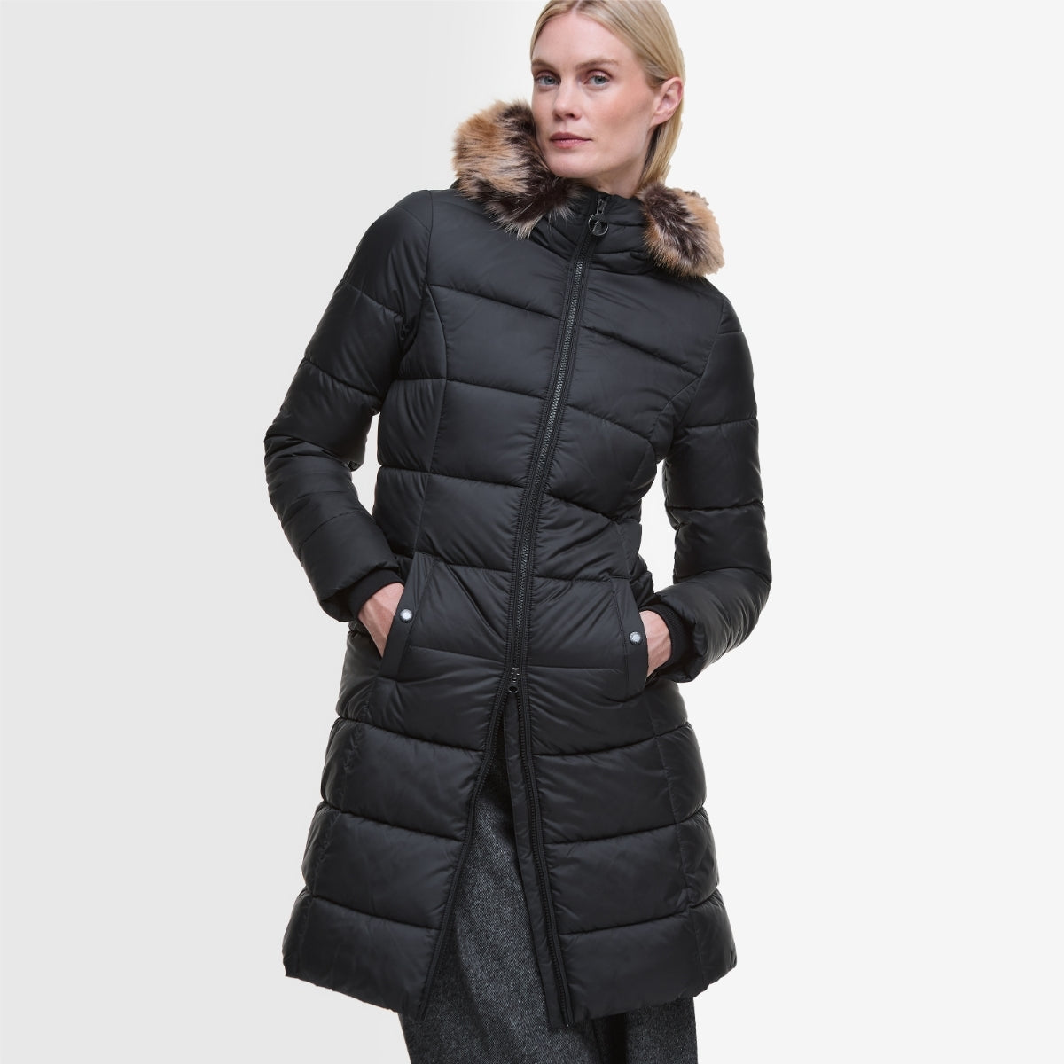 Barbour Rosoman Women's Quilted Jacket | Black