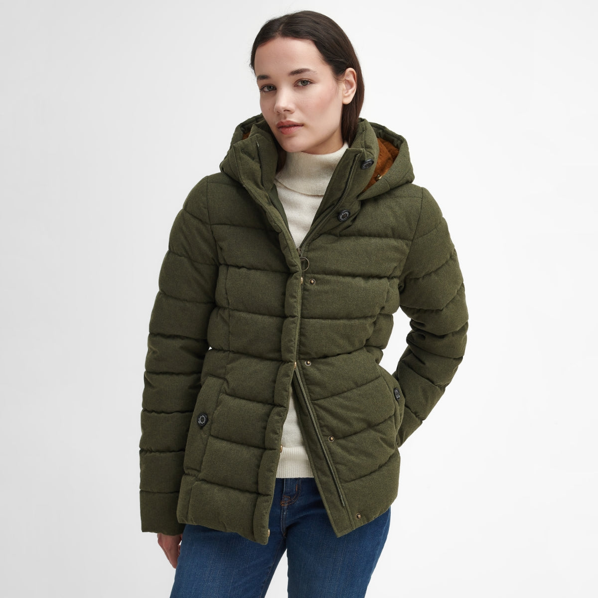 Barbour Camellia Women's Quilted Jacket | Olive