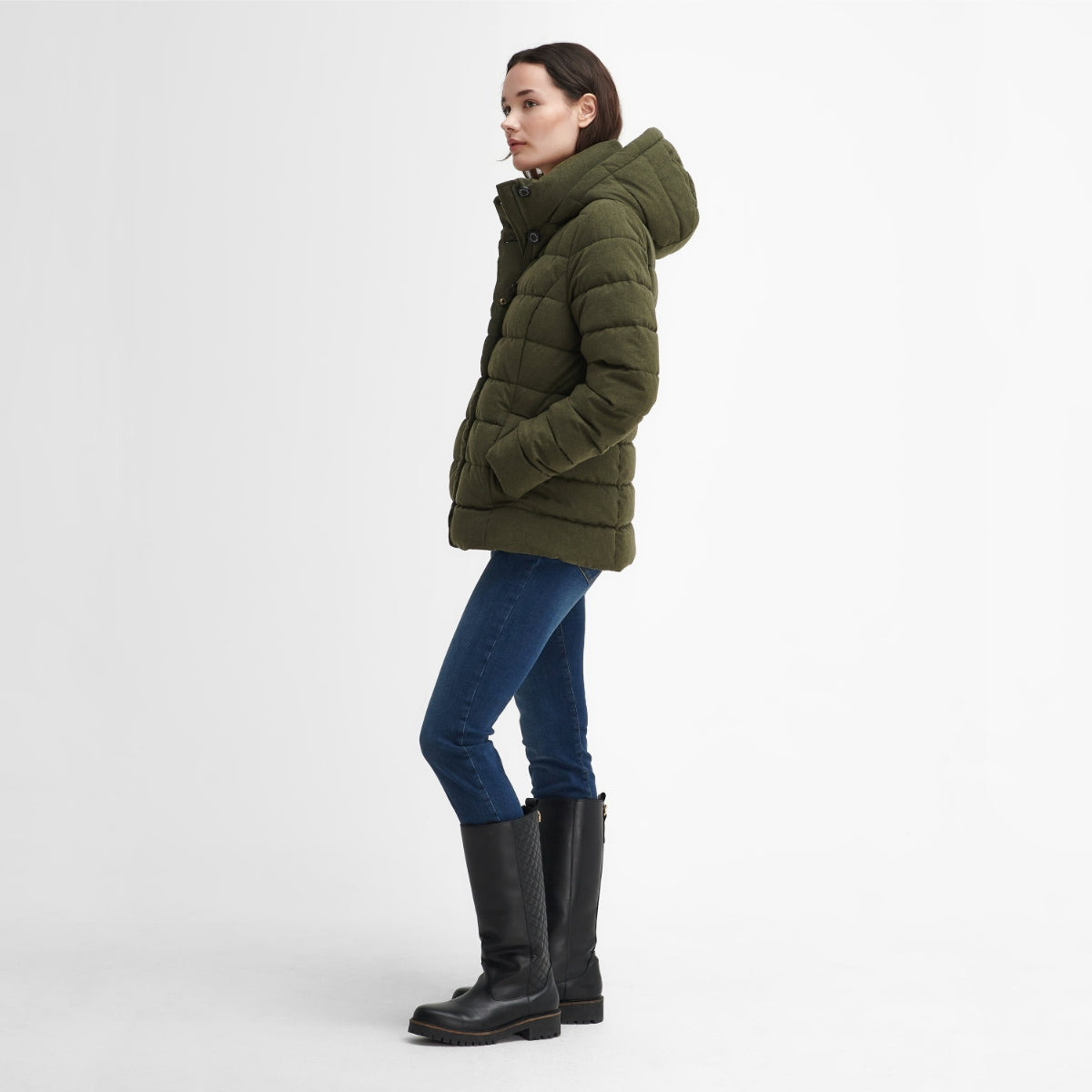 Barbour Camellia Women's Quilted Jacket | Olive