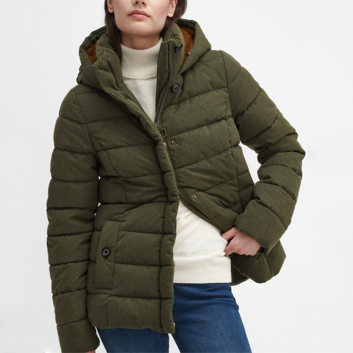 Barbour Camellia Women's Quilted Jacket | Olive