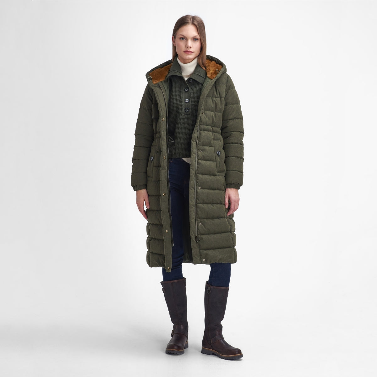 Barbour Clarence Women's Quilted Jacket | Olive