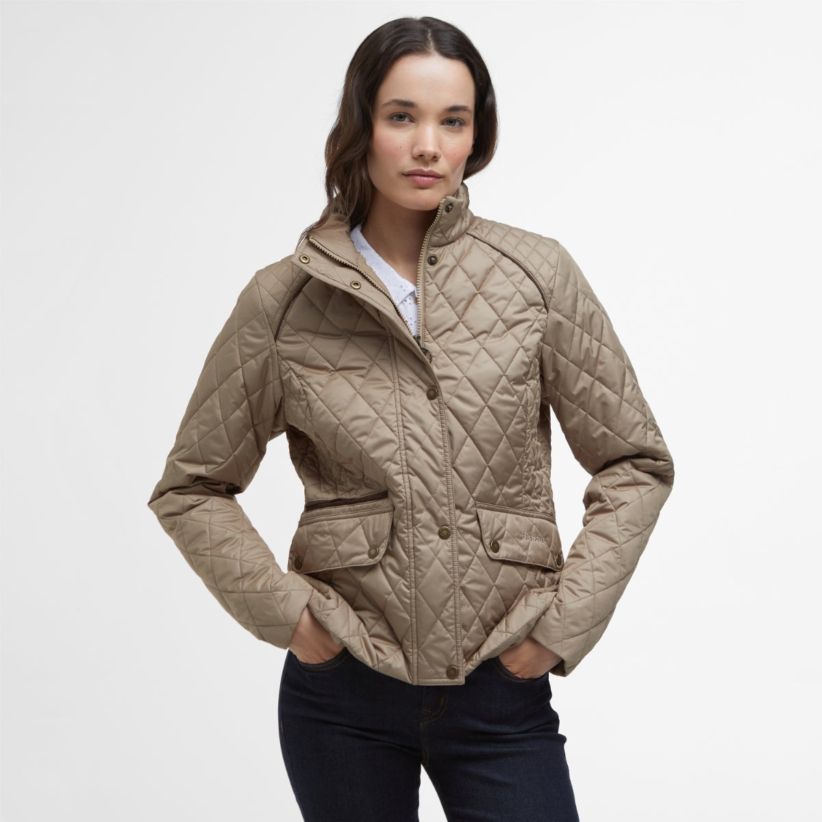 Barbour Crawford Cavalry Women's Jacket | Military Brown