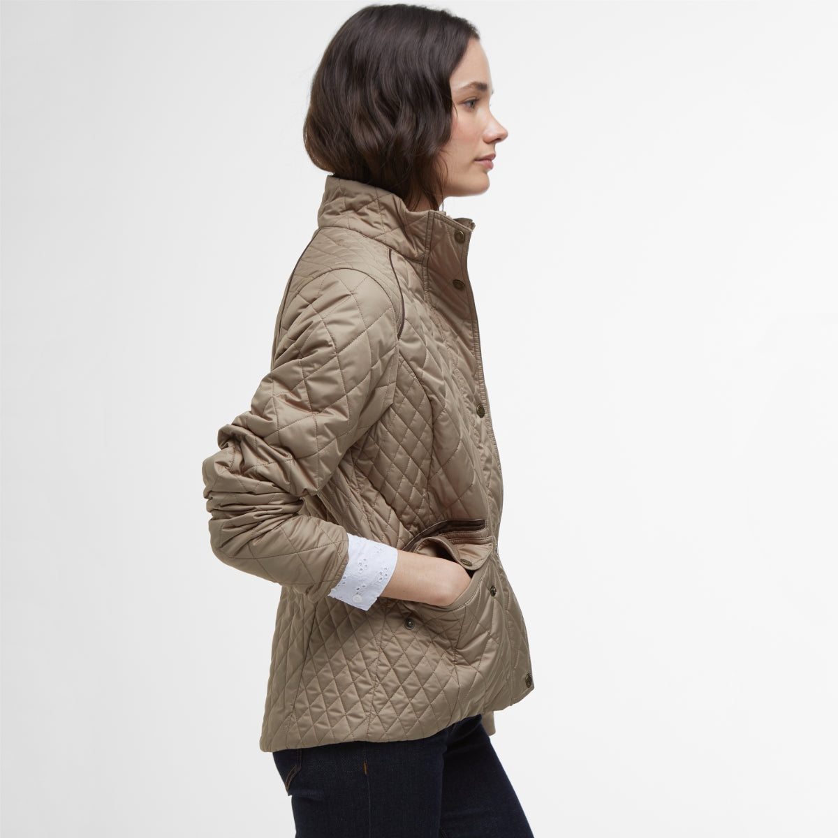 Barbour Crawford Cavalry Women's Jacket | Military Brown