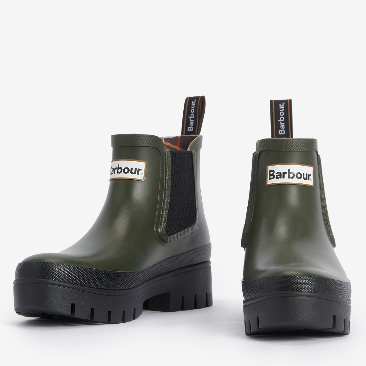 Barbour Halton Women's Wellington Boots | Olive / Black