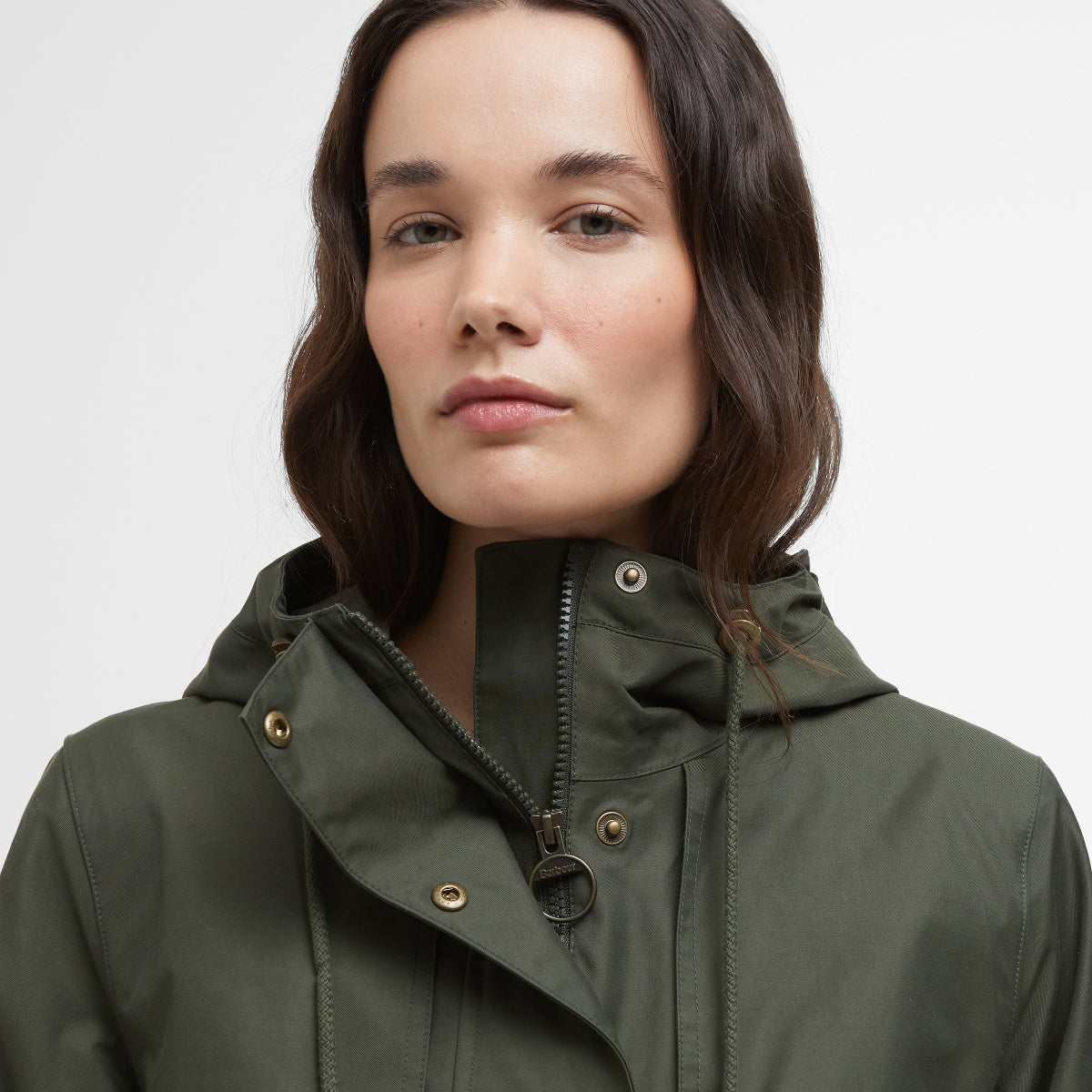 Barbour Maple Women's Waterproof Jacket | Olive (Ancient check lining)