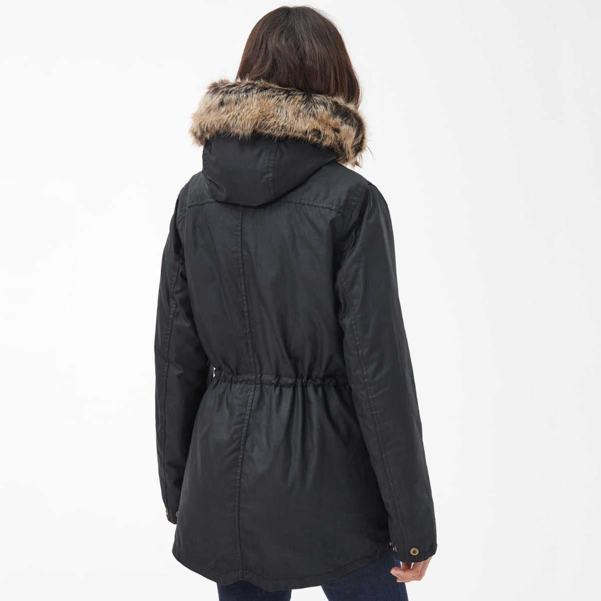 Ladies barbour parka deals