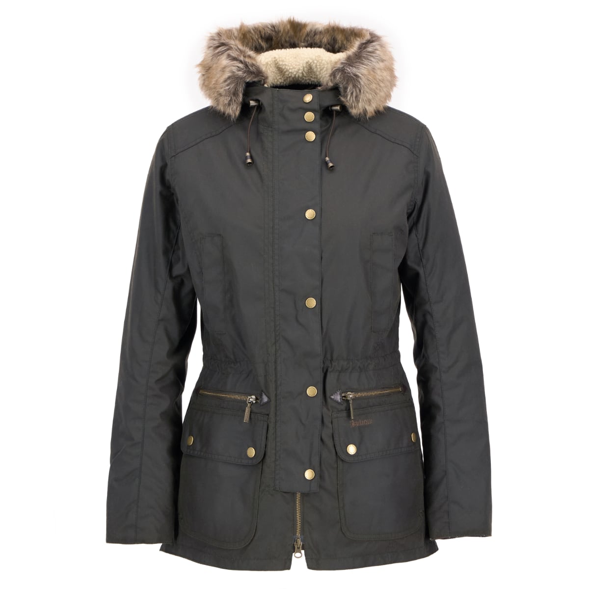 Barbour Kelsall Women's Waxed Jacket | Olive