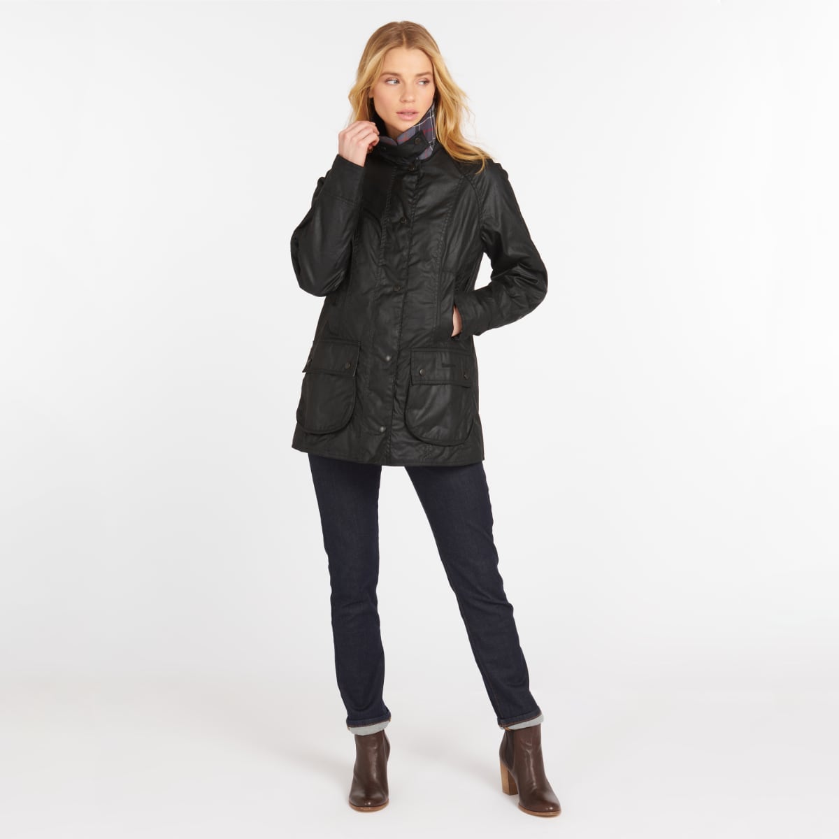 Barbour beadnell cheap jacket Black