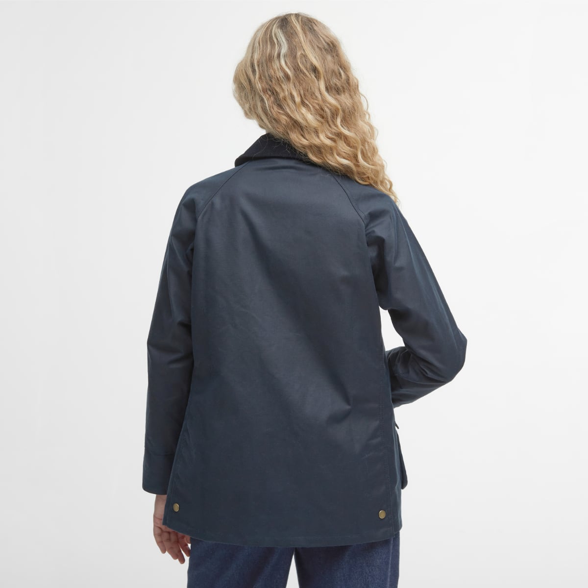 Barbour Acorn Women's Waxed Jacket | Navy