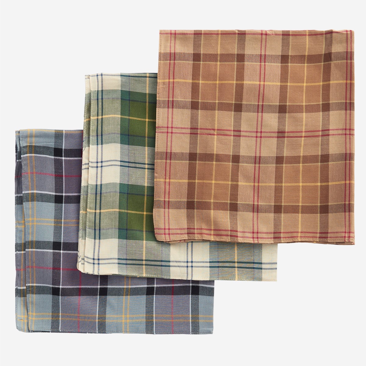 Barbour Tartan Handkerchiefs | Barbour Tartan (Assortment 2)