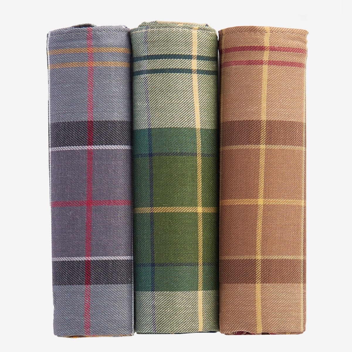 Barbour Tartan Handkerchiefs | Barbour Tartan (Assortment 2)