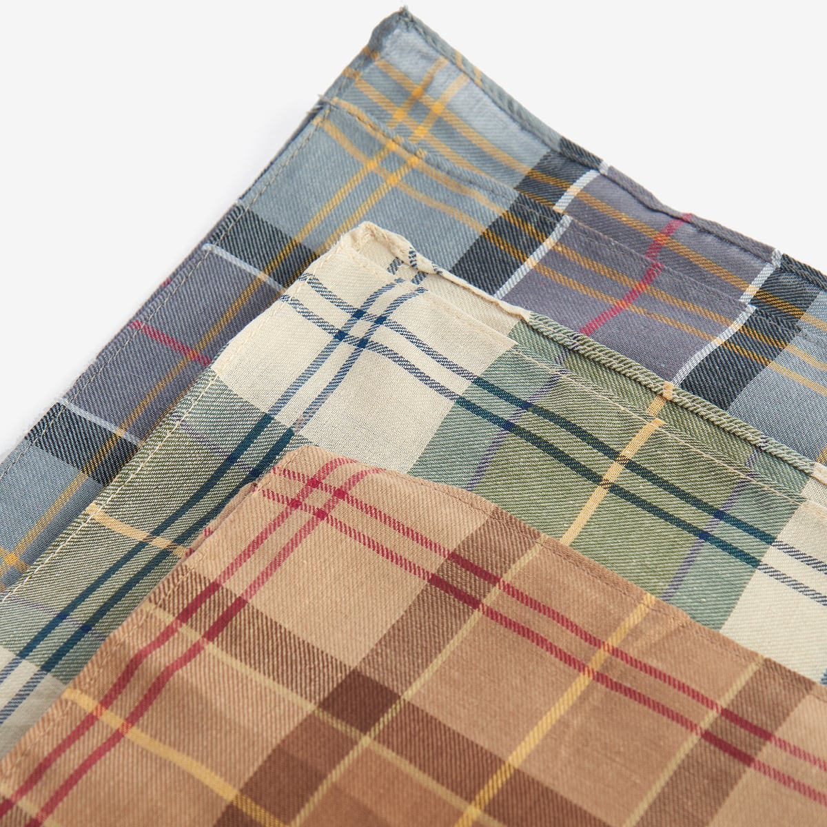 Barbour Tartan Handkerchiefs | Barbour Tartan (Assortment 2)