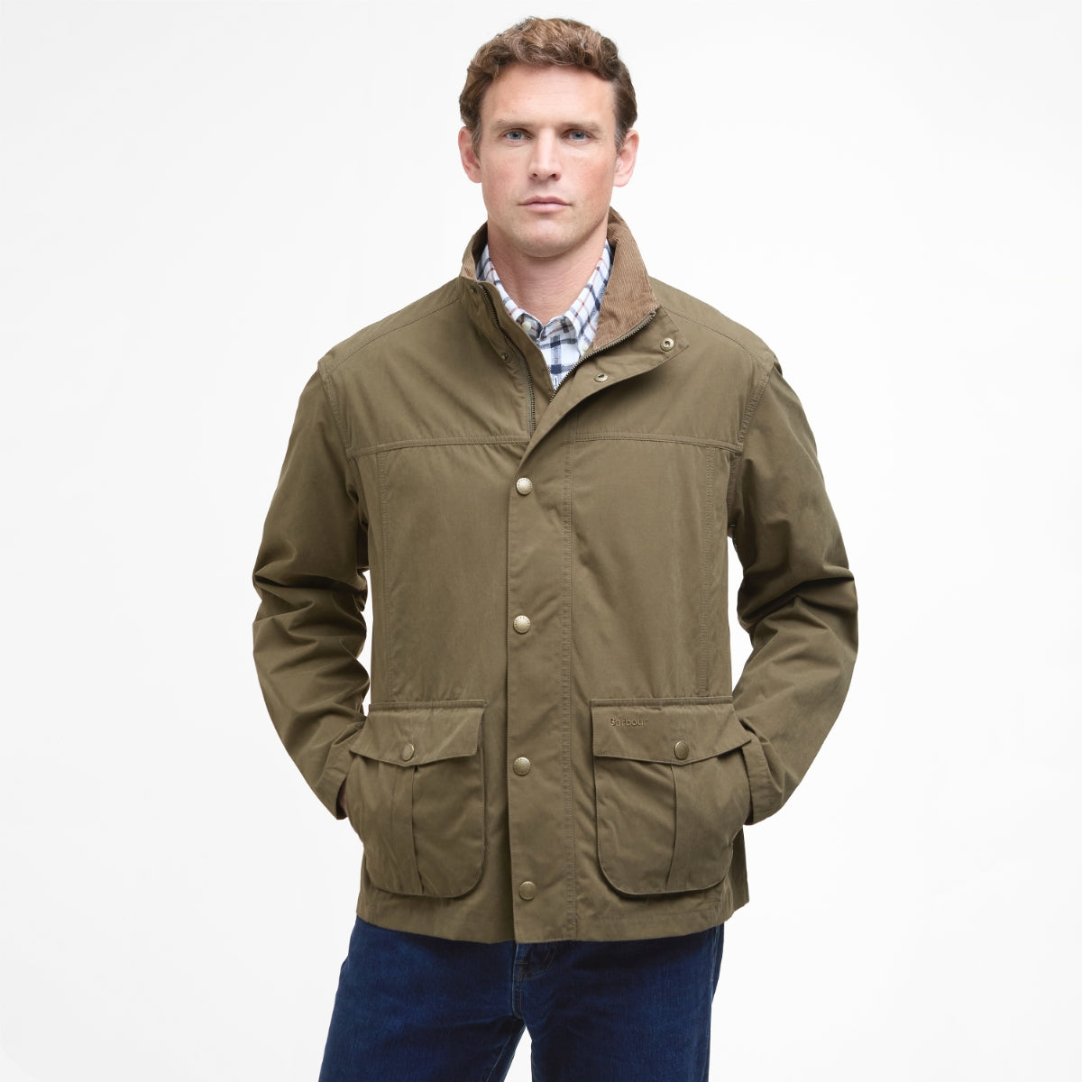 Barbour Sander Men's Casual Jacket | Dark Sand