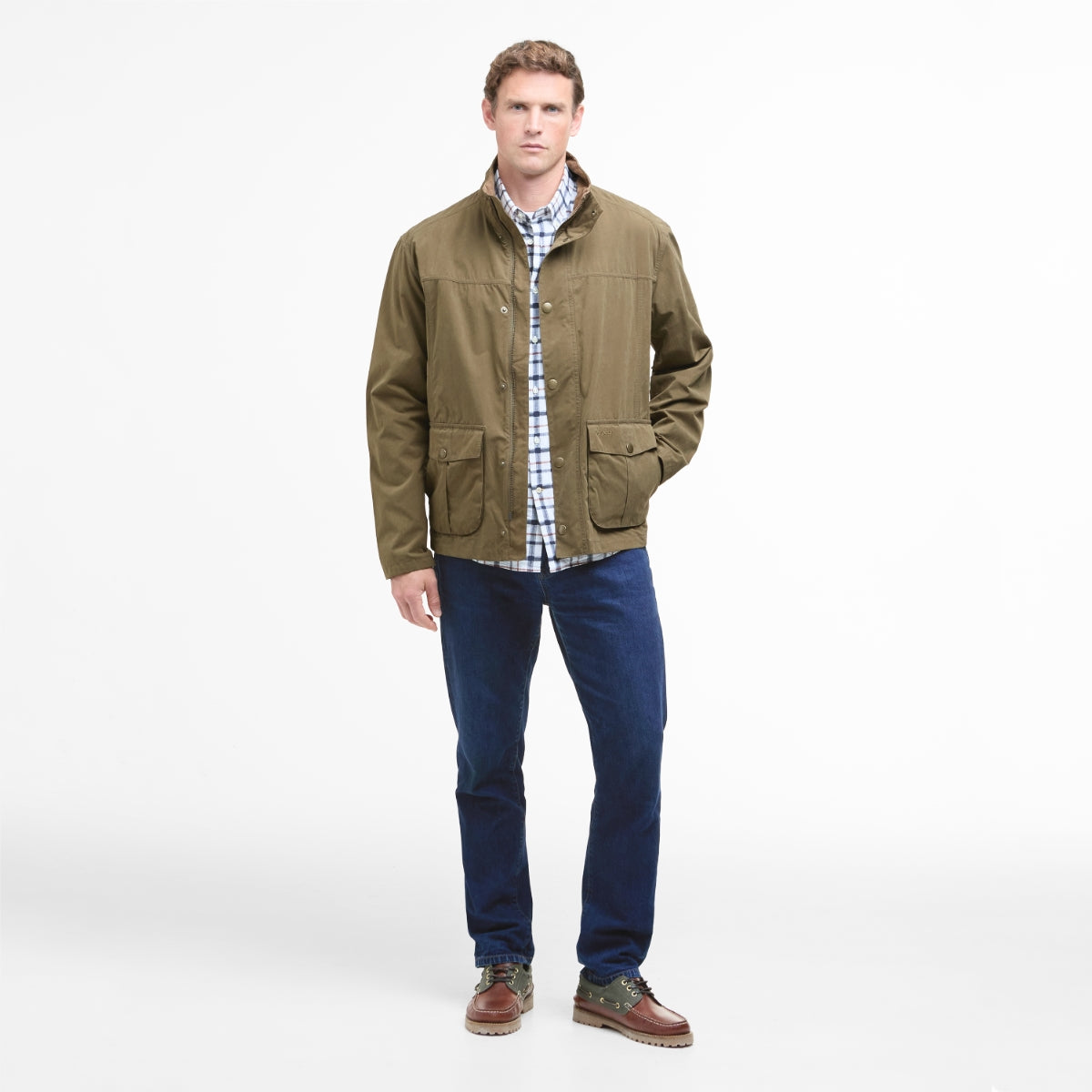 Barbour Sander Men's Casual Jacket | Dark Sand